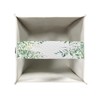 Freewander Green Leaves Tissue Box Cover Square PU Leather Facial