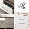 Rergy 10 Pack 6-1/4 Inch Brushed Nickel Cabinet Pulls Heavy-Duty