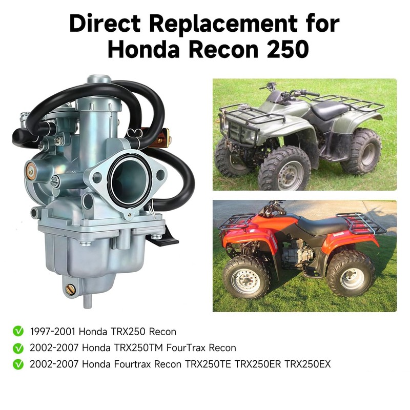 Carburetor Replacement for Honda TRX250 Recon 1997-2001 TRX250TE TRX250TM TRX250ES