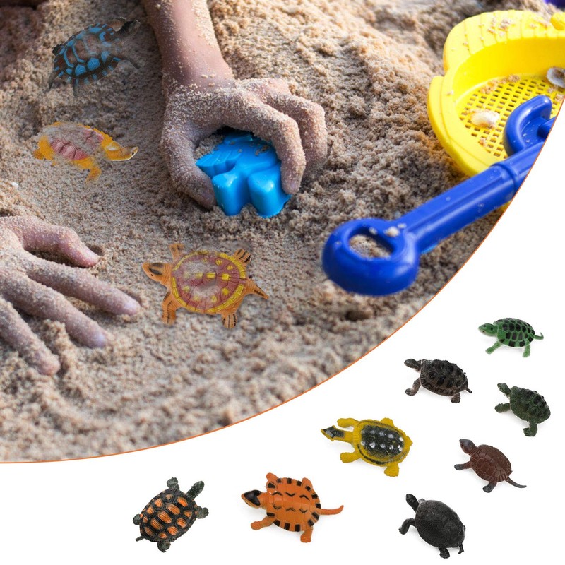 OOTSR 20 Pieces Turtle Figurines, Ocean Animal Small Turtle Realistic