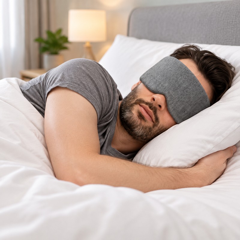 Cotton Sleep Mask for Comfortable Rest – Soft Breathable Eye