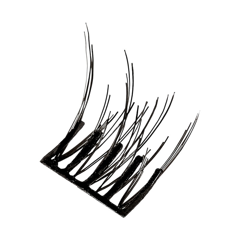 Ollio Voluminous Large Glue Free Partial False Eyelashes, 5 Bundles,