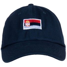 Countries of The World National Pride Nation Bandera de béisbol de perfil bajo para papá para hombres y mujeres, Bandera azul marino., Talla única