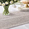 OTOSTAR Table Runner with Tassels 13x36 Inch Rustic Farmhouse Table