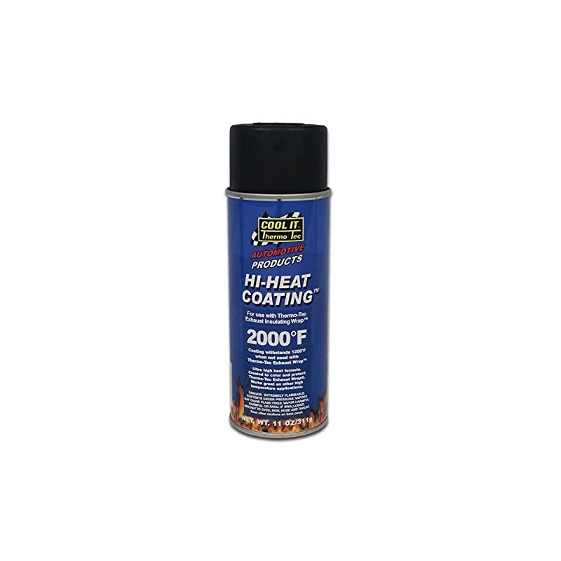 Thermo Tec 12001 Black High Heat Coating 12 oz
