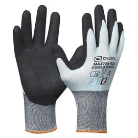 Gebol Master Flex Cool&Touch | Size XS (Size 6) | Cooling Work Gloves Against Sweat | Touchscreen Suitable | Breathable Protective Glove | Comfortable to Wear | for Women | Ice Blue | 1 Pair