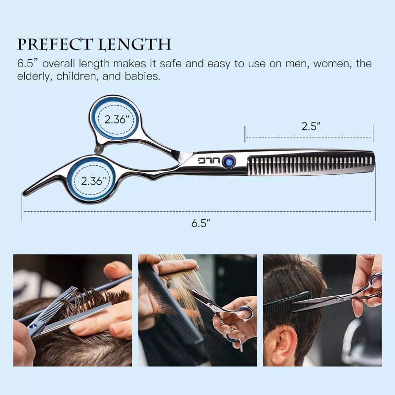 ULG Hair Cutting Scissors Thinning Shears Kit ULG Professional Barber
