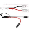 Jienk 1ft 10AWG Solar Panel Connector Cable, SAE to MC-4