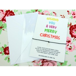 Lucor Merry Christmas Gifts,Secret Santa Gifts,Christmas Stocking Fillers Gifts,Christmas Wish Bracelet,Christmas Collection