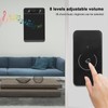 Wireless Doorbell IP47 Waterproof Intelligent Touch Control 150M Range ThroughWall