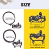 Hycline 4-Pistons Ebike Hydraulic Brake Set: Zoom H876E 2-PIN Power-Off