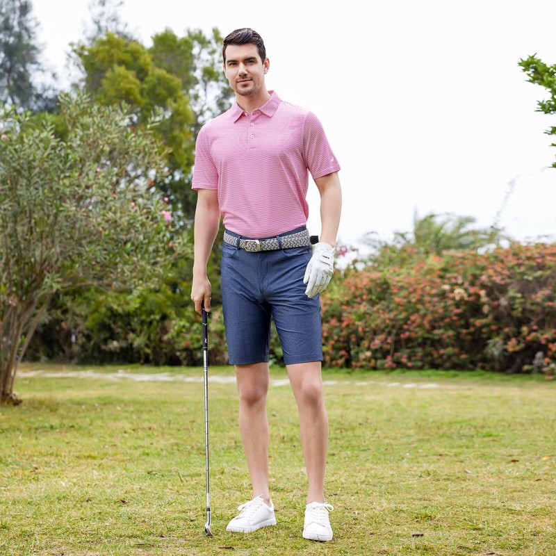 Golf Shirts for Men Dry Fit Moisture Wicking Casual Sport