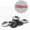 LEPEVNEY 19x5.5x2.8mm Bonded Sealing Washers Stainless Steel EPDM Rubber Backed