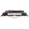 Thomletha Black Front Bumper Lower Grille Straight Trim Style Replacement