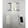 (H&H) White High Strength Magnetic Baggage Door Catch Holder Cabinet