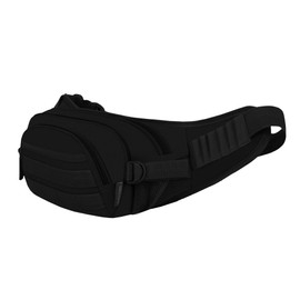 East West U.S.A F102 Molle Compatible Tactical Utility Travel Sports Casual Fanny Pack, Black