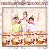 ORNACELE 2PCS Thanksgiving Fall Tablecloth Disposable - 108" × 54",