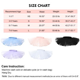 Bezioner Girls Tutu Skirts,Ballet Dance Skirts for Kids,4 Layers Tulle Dress Up for Toddler Girls (Pink, M)