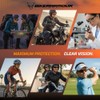 Bikershades Motorcycle Bifocal Sunglasses +1.00 Foam Padded Wind Proof ANSI