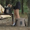 20L Portable Camping Bucket PVC Folding Water Bucket High Capacity