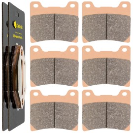 Caltric Sintered Front And Rear Brake Pads for Yamaha FJ600 FJ1100 1984 1985