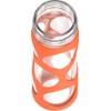 LIFEFACTORY 16oz Bottle Classic Cap Orbit Orange
