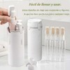 Lumbor37 Botellas de Viaje, Kit 4 en 1, A Prueba