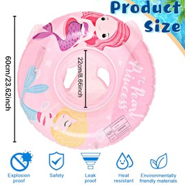 Baby Swimming Ring, Baby Swimming Aid with Swimming Seat, Swimming Ring for Toddlers from 6 Months to 48 Months, Swimming Aid for Girls and Boys