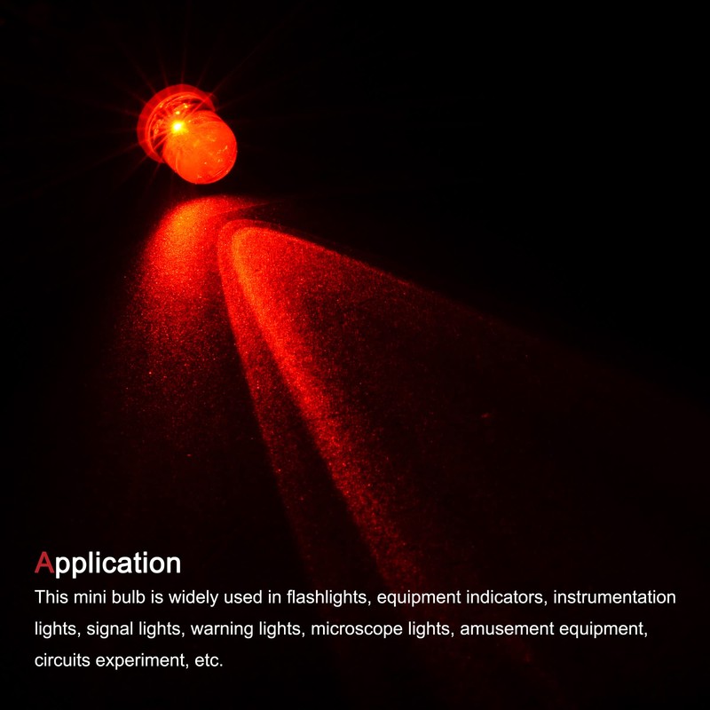 MECCANIXITY E10 Screw Base LED Bulb DC 12V 0.25W Round