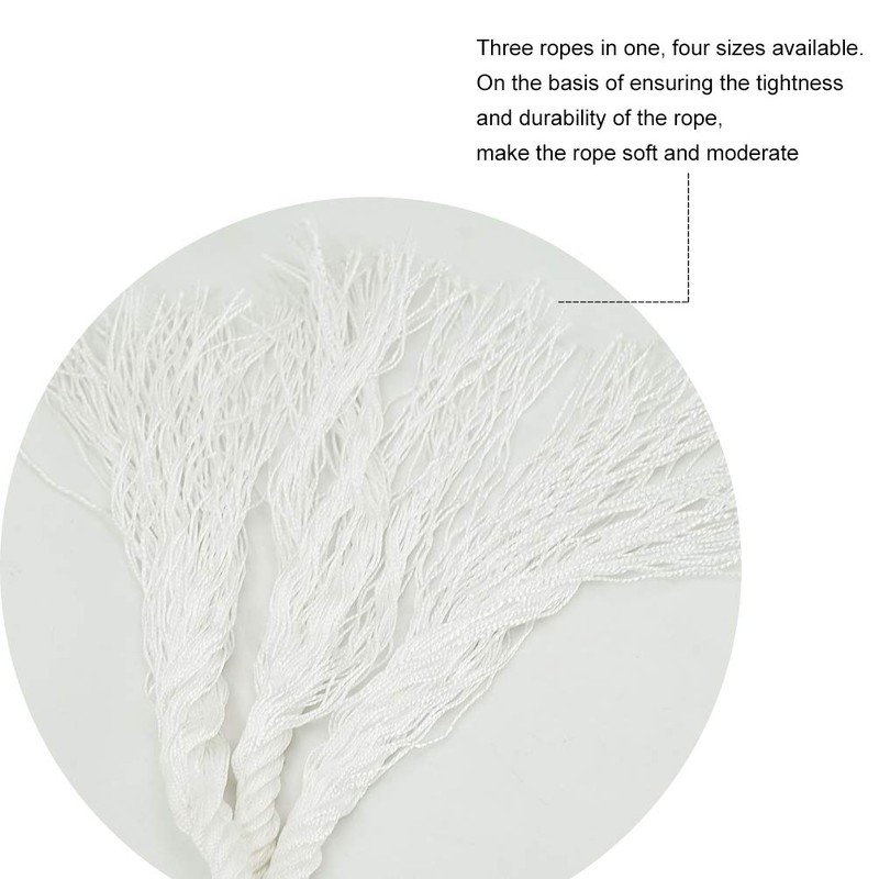 Aoneky 1/2 5/8 3/4 7/8 inch Nylon Twisted Rope -