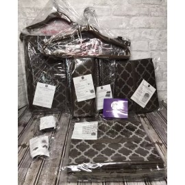 Joy Mangano Huggable Hangers Ultimate Closet Organization Brass Espresso 36pcs