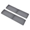 2PCS Stove Top Shelf Silicone Spice Rack Magnetic Back 2
