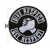 Give Respect-Get Respect Morale Meme Patch Embroidered Backpack Hook Loop