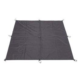 BUNDOK Ground Sheet for 2 People, Camping & Hiking BD-529, Water Resistance 5000mm, Solo Base, Solo Tipi 1 Compatible, Black, 190x190cm (74.8x74.8 inches)