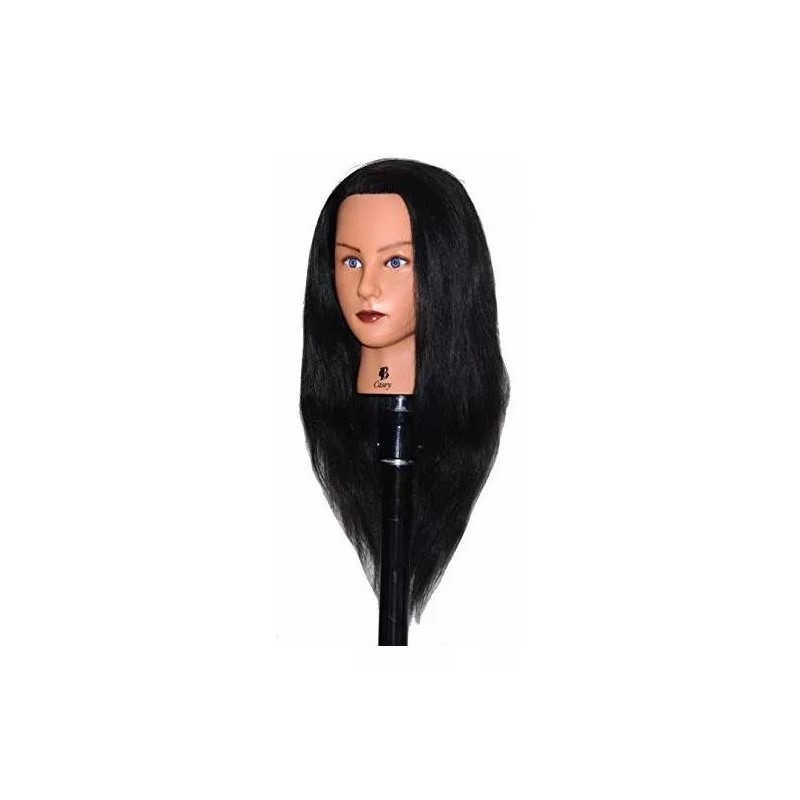 Bellrino Maniqui Cabeza Cabello Natural Castaño Oscuro 55 Cm Bellrino