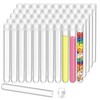 100 Pcs Plastic Test Tubes with Caps, 16x150mm(25ml) Plastic Tube,