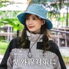 Namelessage Men's Women's Rain Hat, Junior NARH-30, Blue Gray, ML