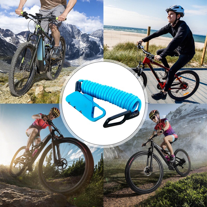 K2N Helmet Cable Lock Luggage Bike Password Anti Theft Lock