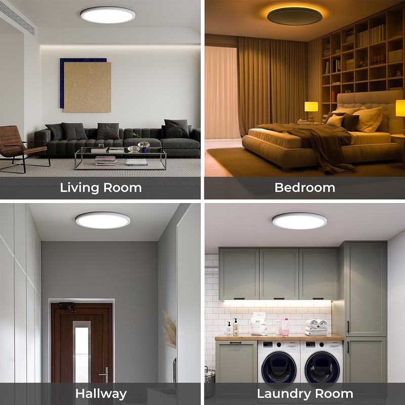 Matane Matane LED Ceiling Light Dimmable 24W, Ceiling Lamp with