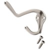 Satin Nickel Coat and Hat Hook