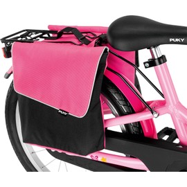 Puky DT 3 Children's Bicycle Pannier Rack Bag / Double Bag Pink / Black