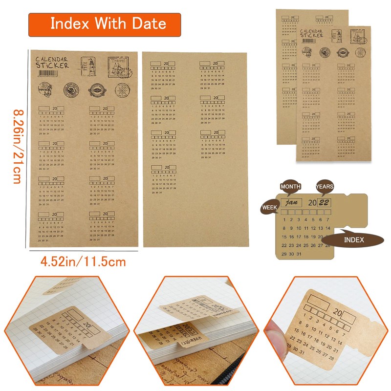 DY.2ten Refillable A5 Notebook Set, 3 Pack A5 Lined Refill