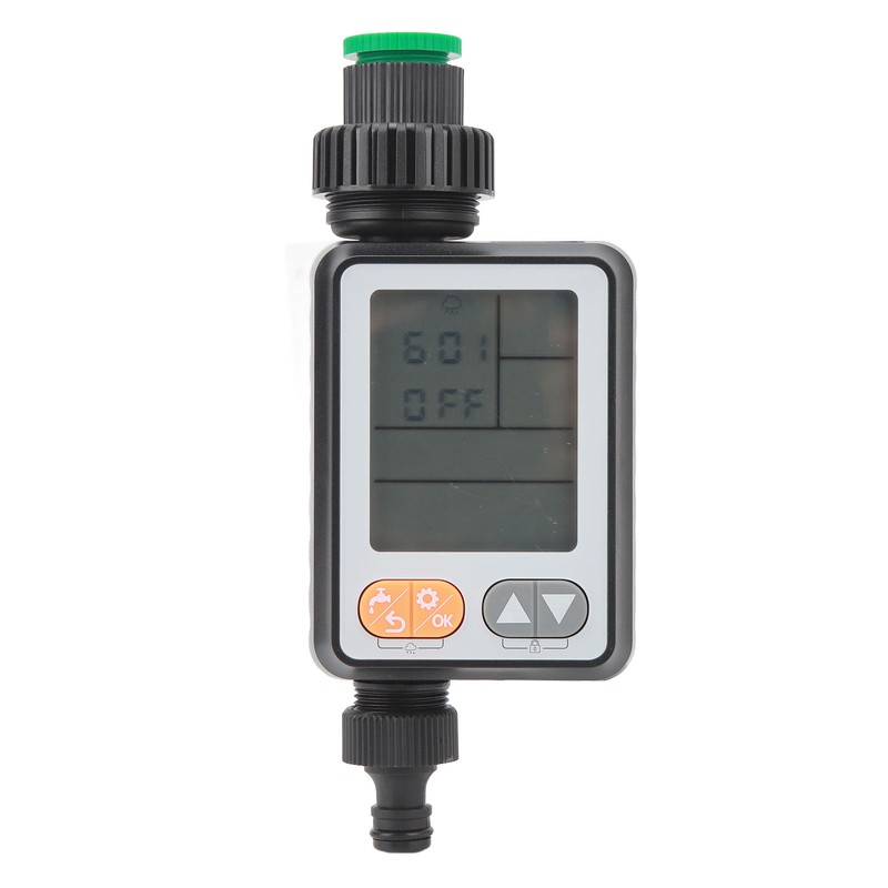 Automatic Water Timer Garden Hose Farm Irrigation 3in Display Rain