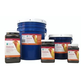 1qt Bird Charcoal for Small Birds - Activated Charcoal granular - Not from China - Health, Healthy, Canaries, Parakeets, Love Birds and Finches, Cages