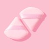 Pink Triangle Powder Puffs "PUFF PUFF SET" (Includes 2 Pieces