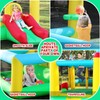 WELLFUNTIME Inflatable Bounce House with Slide, Jumping Castle with Blower