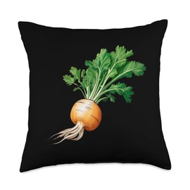 Jicama Vegetable Throw Pillow