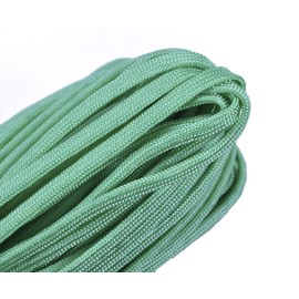 Coreless/Gutted 550 Paracord - Flat Hollow Cord - Whip Makers Computer Cable Sleeve - Mint 100 Feet