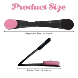 2 Stück Eincremehilfe für Rücken,Rückeneincremhilfe,Rosa Applicator Rückenpflege,Rückenpflege Self Tanning,Selbstbräuner Sunscreen Eincremehilfe,Praktisch Rücken Selbst Eincremen Sunscreen Applicator