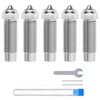 ELEGOO 5pcs Harden Steel Nozzles for Neptune 4 Plus/Max, Wear-Resistant